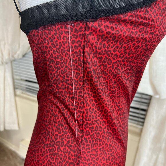 Y2k Leopard Print Mini Dress - Picture 4 of 5